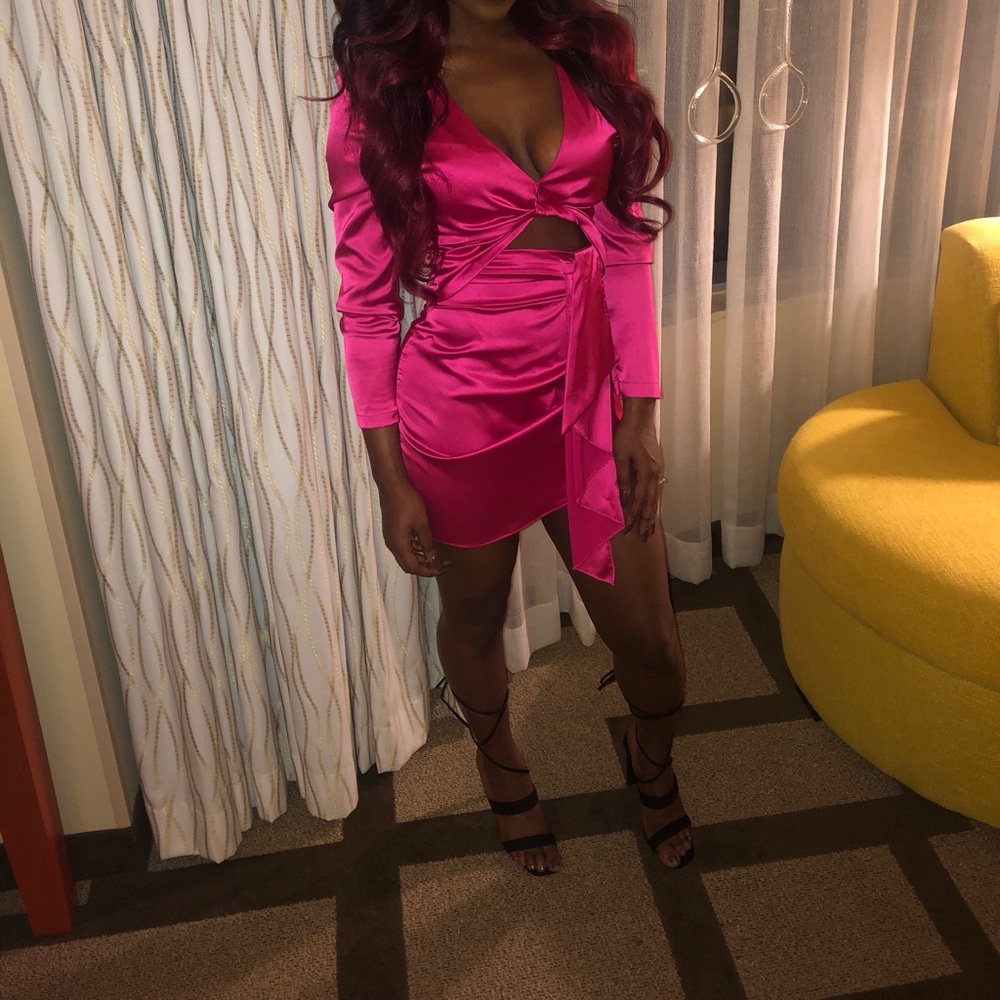 Fushia “Kylie” dress